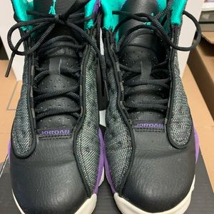 Jordan 13 GS Teal & Purple
